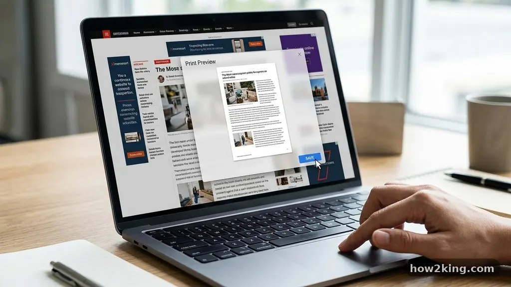 How to Turn a Long Web Page Into a Clean PDF for Later Reading