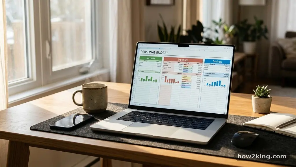 Setting Up Your Digital Ledger - How to Create a Simple Personal Budget Using a Spreadsheet